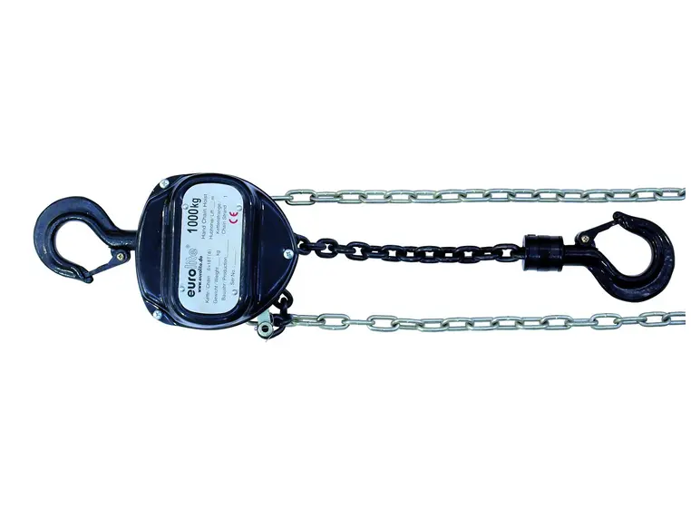 EUROLITE Chain hoist 10M/1.0T black 